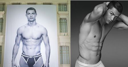Ronaldo promuje WŁASNĄ kolekcję majtek! (ZDJĘCIA)