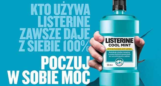 „Poczuj w sobie moc” w kampanii Listerine (wideo)
