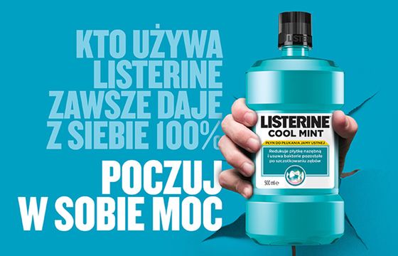 „Poczuj w sobie moc” w kampanii Listerine (wideo)