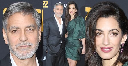 George i Amal Clooneyowie pozują w duecie na premierze serialu