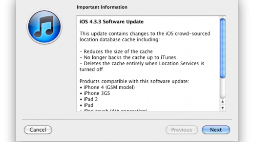 iOS 4.3.3 wkracza do iPhone'ów - koniec śledzenia plus drobne poprawki 1