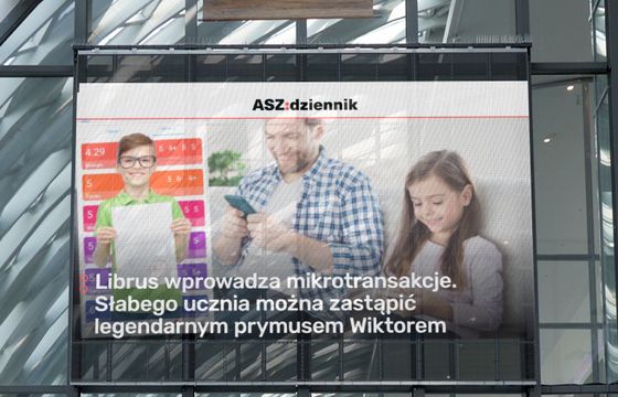 Treści z ASZdziennika na ekranach Screen Network
