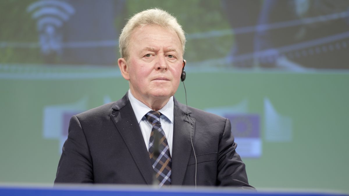 BRUSSELS, BELGIUM - JUNE 30: EU Commissioner for Agriculture Janusz Wojciechowski is talking to media in the Berlaymont, the EU Commission headquarter on June 30, 2021 in Brussels, Belgium. The European Commission has today put forward a long-term vision for the EUs rural areas, identifying the challenges and concerns that they are facing, as well as highlighting some of the most promising opportunities that are available to these regions. Based on foresight and wide consultations with citizens and other actors in rural areas, todays Vision proposes a Rural Pact and a Rural Action Plan, which aim to make our rural areas stronger, connected, resilient and prosperous. (Photo by Thierry Monasse/Getty Images)