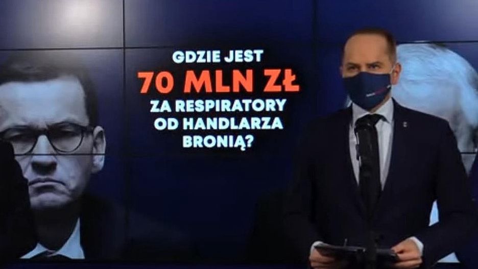 Zakup respiratorów od handlarza bronią. Dariusz Joński i Michał Szczerba przedstawiają nowe ustalenia