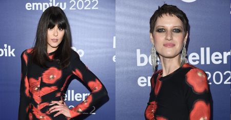Bestsellery Empiku 2022. Aleksandra Domańska i Angelika Kurowska przyszły na galę w IDENTYCZNYCH sukienkach (ZDJĘCIA)