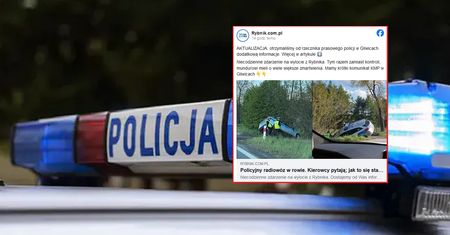 Zdjęcie obiegło Polskę. Oto jak skończył radiowóz