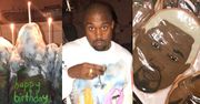 "Skromne" 41. urodziny Kanye Westa - ciastka z jego twarzą, tort w kształcie góry i... występ mentalisty