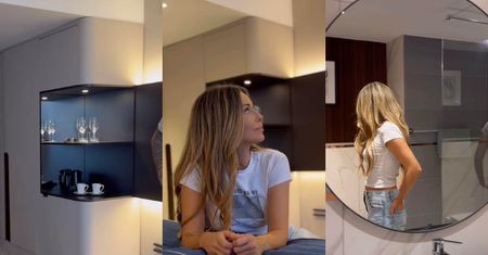 Małgorzata Rozenek pokazała, jak będzie wyglądał jej apartament w Kołobrzegu: marmurowe akcenty, wielkie łóżko i oświetlone wykończenia (ZDJĘCIA)