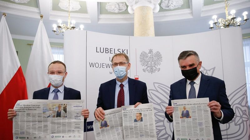 Specjalne wydanie Kuriera Lubelskiego dotyczące szczepień trafi do mieszkańców woj. lubelskiego
