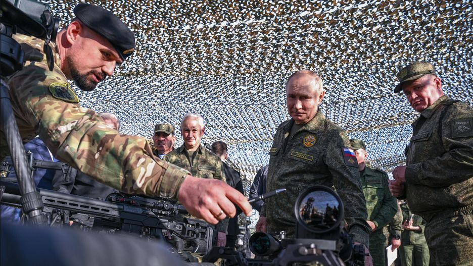 Władimir Putin na manewrach Zapad-2025