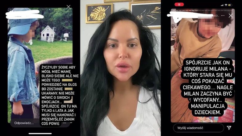 Esmeralda Godlewska uderza w ojca swojego syna