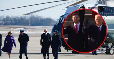 Tak Trump pożegnał Joe Bidena. Jest nagranie