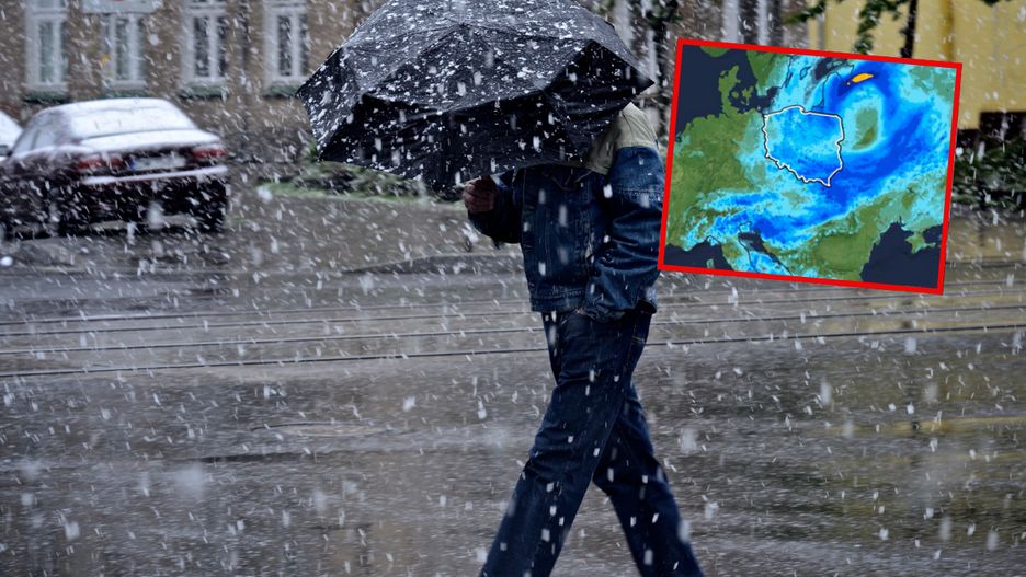 W najbliższych dniach możliwe opady deszczu ze śniegiem