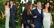 Wiecznie młody George Clooney pozuje u boku pięknej żony Amal i koleżanki z pracy, Julii Roberts (ZDJĘCIA)
