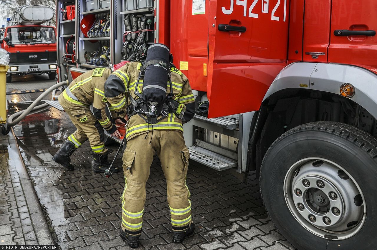 Zabrze. Wskutek wybuchu "Mężczyzna wyleciał przez okno"