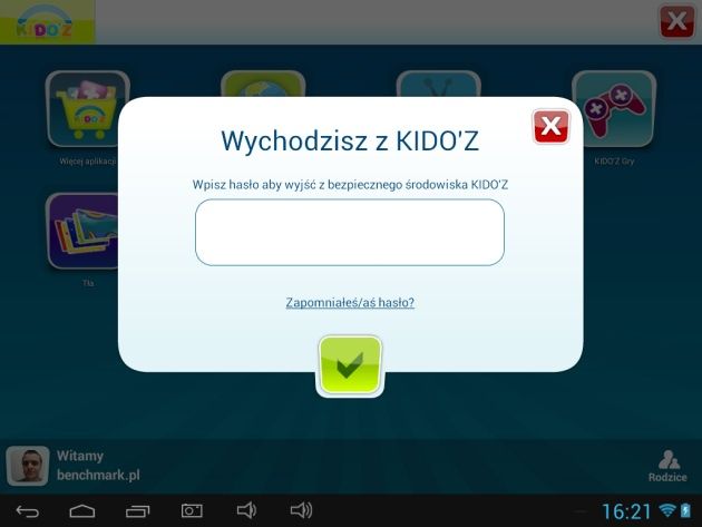 Yarvik Junior Tablet kidoz admin