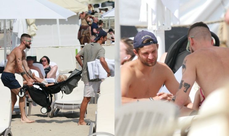 Mateusz Klich i Bartosz Bereszyński na wakacjach