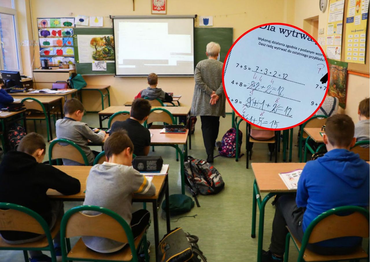 Tak nauczycielka oceniła sprawdzian. "Chłopiec zwątpił, że umie liczyć"