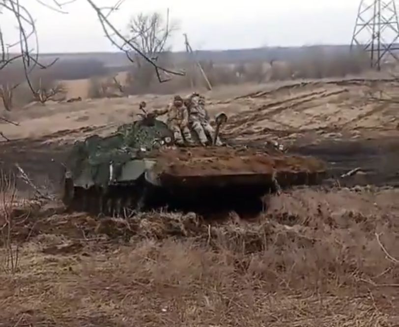 One of several specialised Finnish Leopard 2R tanks gifted to Ukraine.