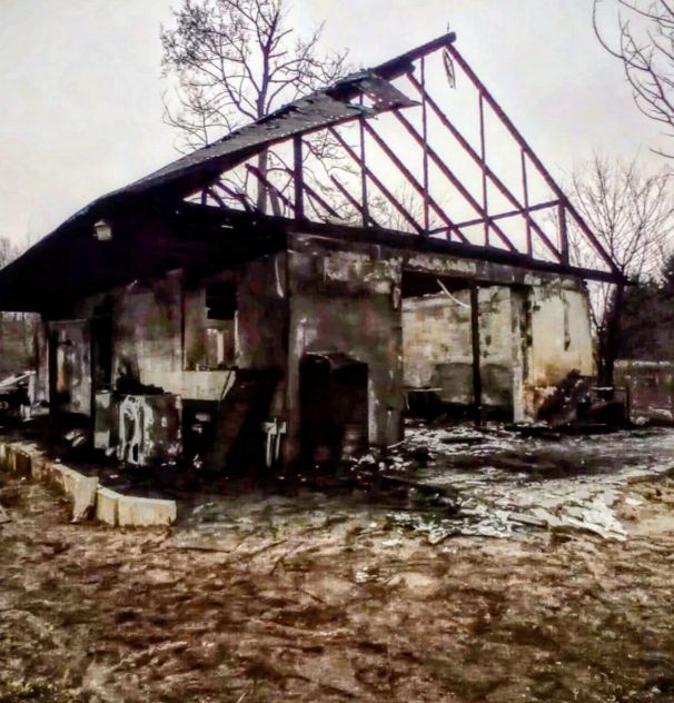 Tomasz Wolny pokazał dom przyjaciół po pożarze