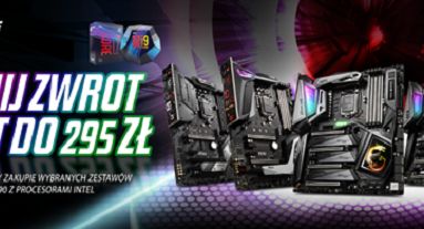 MSI: do 235 zł zwrotu przy zakupie procesorów Intel z płytą główną Z390