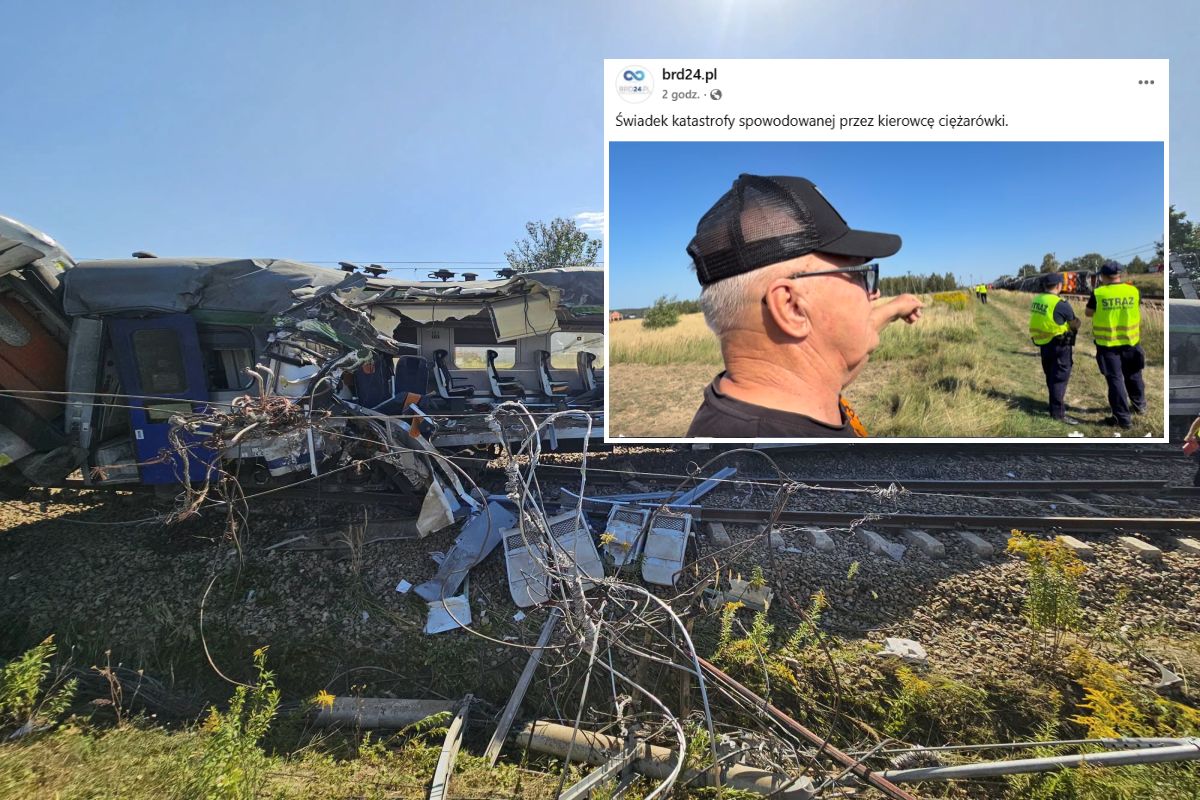 Mówią, jak wyglądał moment wypadku. "Huk, jakbyśmy po czymś przejechali"