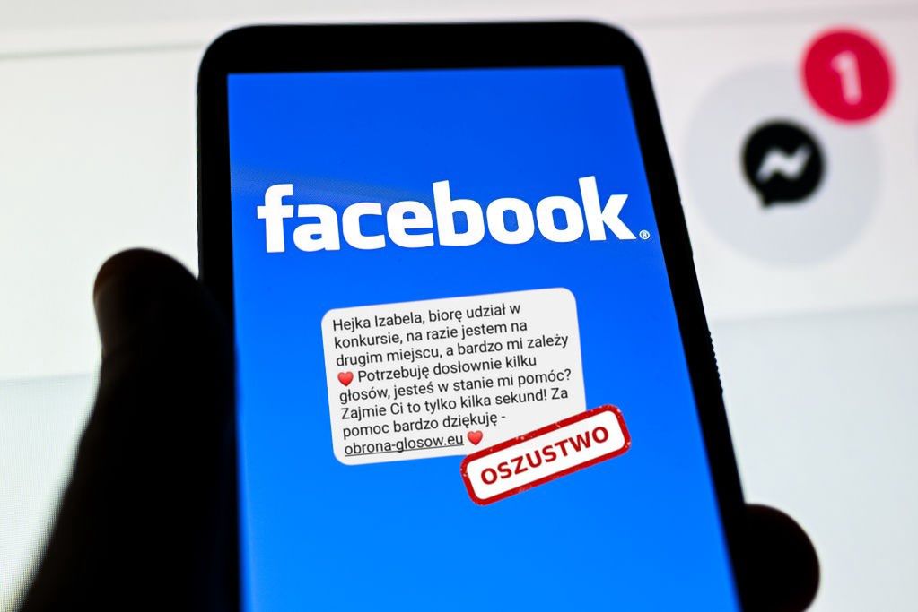 Uwaga na wyłudzanie danych logowania do Facebooka za pomocą przejętych kont