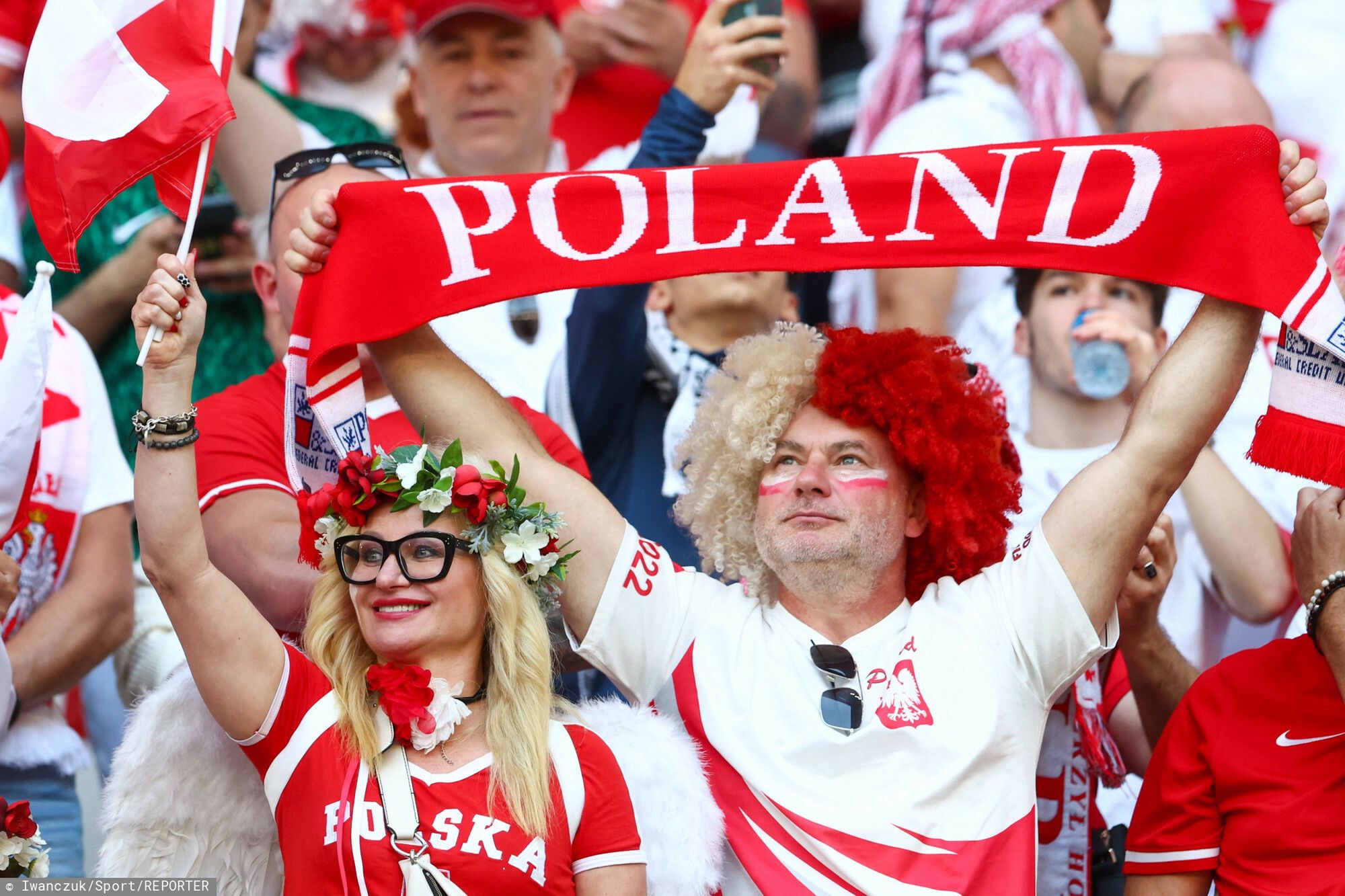 Polscy kibice na mundialu w Katarze