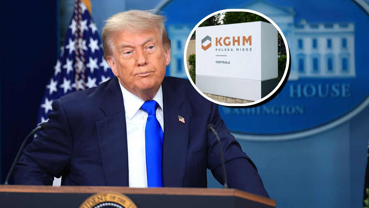 Donald Trump szykuje cła na import miedzi do USA. Kurs KGHM rea
