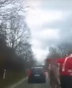 Wpadł w furię i pobił kobietę. Okazało się, że to policjantka