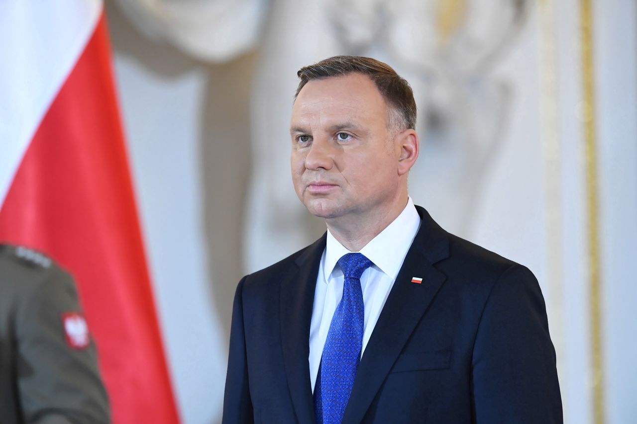 Andrzej Duda pożegnał księdza biskupa Jana Szarka