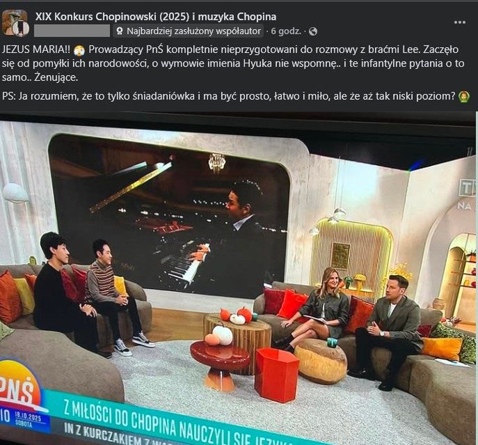 Wpadka prezenterów "Pytania na śniadanie" z braćmi Lee