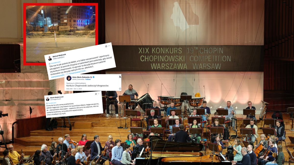  Konkurs Chopinowski w cieniu remontów. "Skandal i obciach"