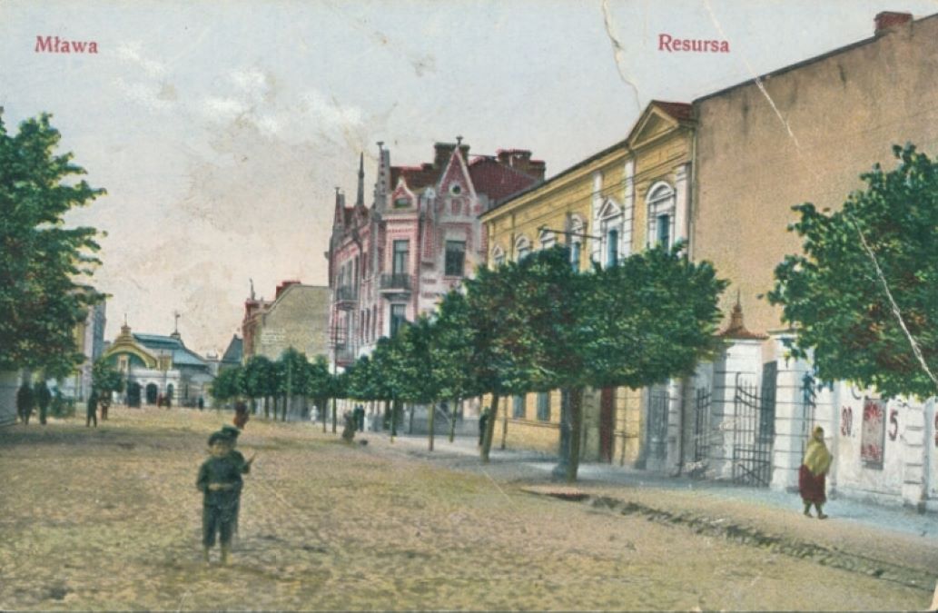 Pocztówka z Mławy. Początek XX w.