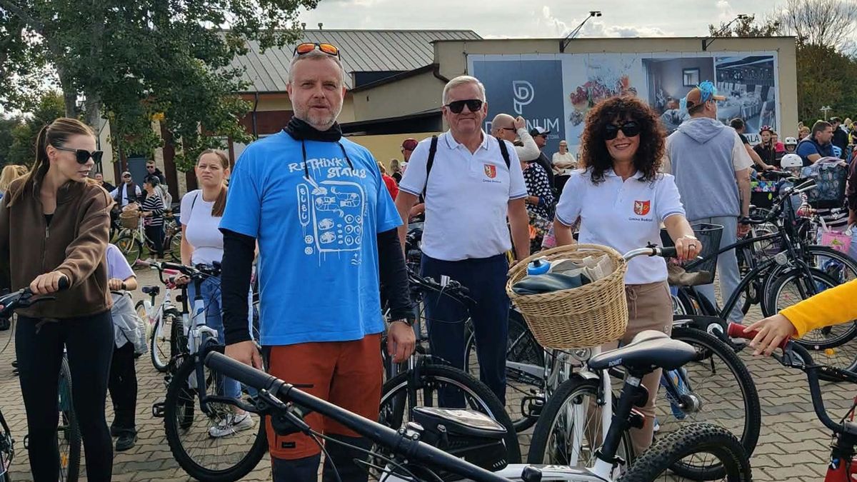 Rajd rowerowy w Gminie Budzyń