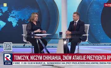 Holecka kazała zdjąć pasek informacyjny. "W Republice nie obrażamy nikogo"