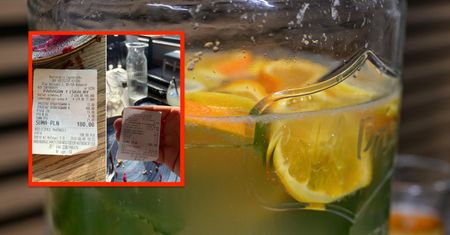 Zamówił karafkę lemoniady. Zmroziło go, gdy zobaczył rachunek