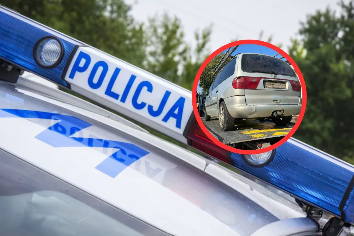 Nie miał prawa jazdy. Jechał na cudzych tablicach. Wpadł przez pasy