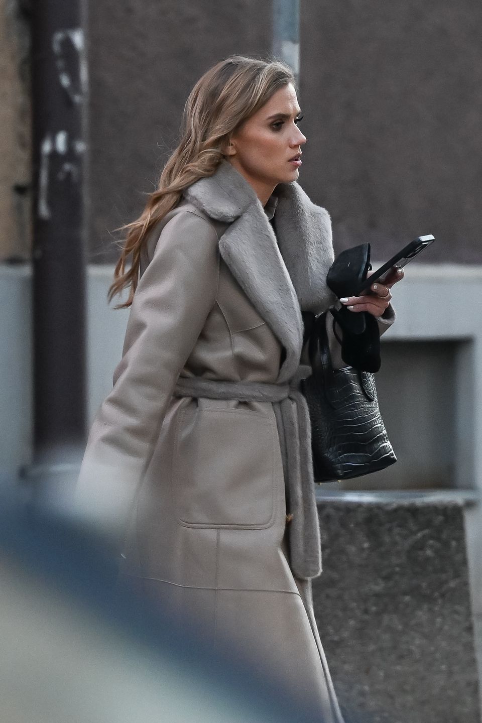 Agnieszka Kaczorowska porzuciła auto na kilka godzin na zakazie