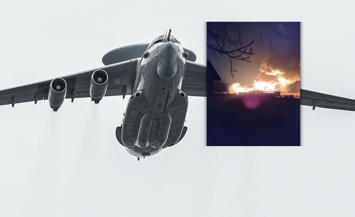 Rosyjski samolot wczesnego ostrzegania A-50 został zestrzelony w Kraju Krasnojarskim