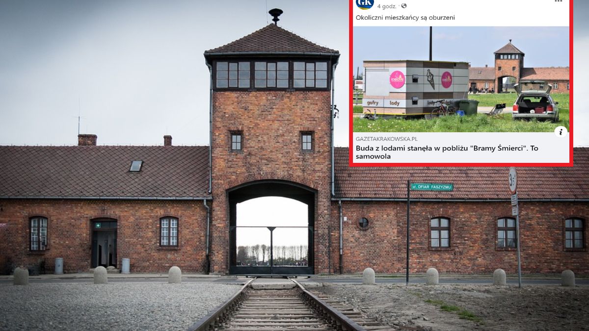 Biznes obok ''Bramy Śmierci''. Mieszkańcy Brzezinki oburzeni