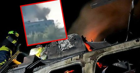 Rosjanie atakują pociągi. Dron uderzył w skład
