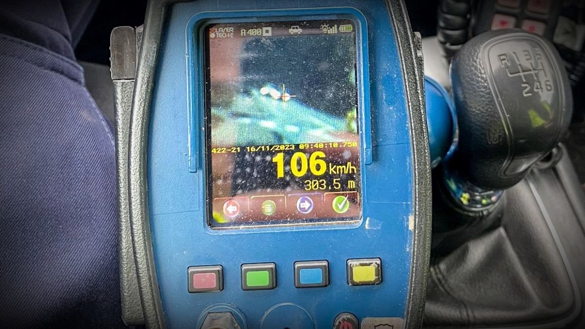 23-latek jechał ponad dwa razy za szybko