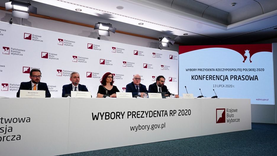 Wyniki wyborów prezydenckich 2020. Konferencja prasowa PKW