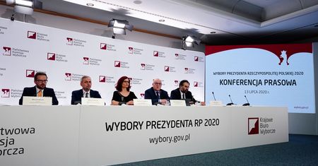 Wyniki wyborów prezydenckich 2020. Konferencja prasowa PKW