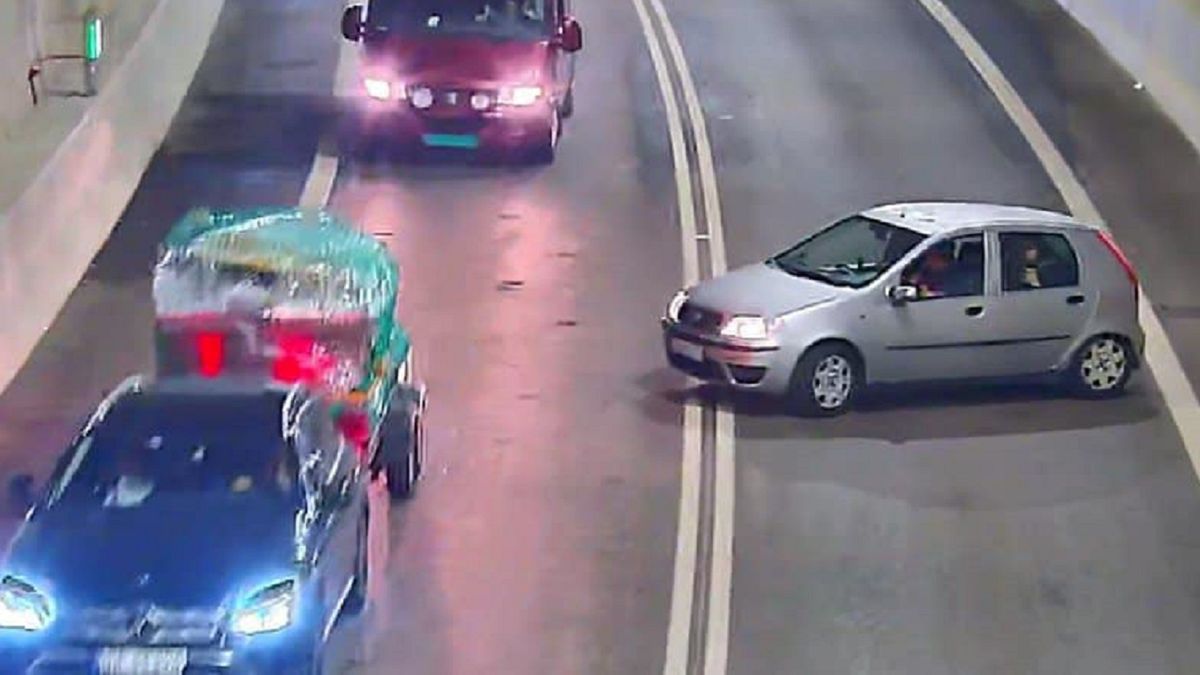 Wielu kierowców nie popisało się po otwarciu tunelu pod Świną 