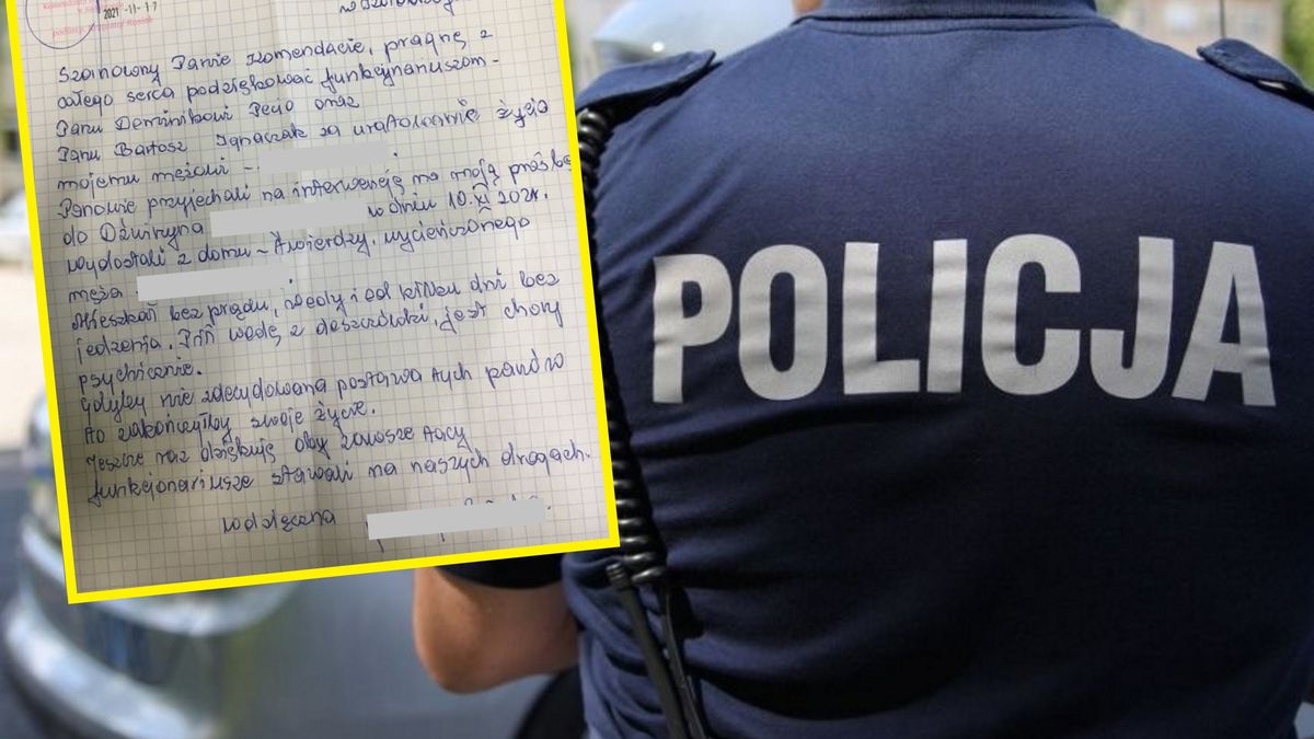 Mieszkanka woj. zachodniopomorskiego wysłała list do komendanta Policji w Kołobrzegu.