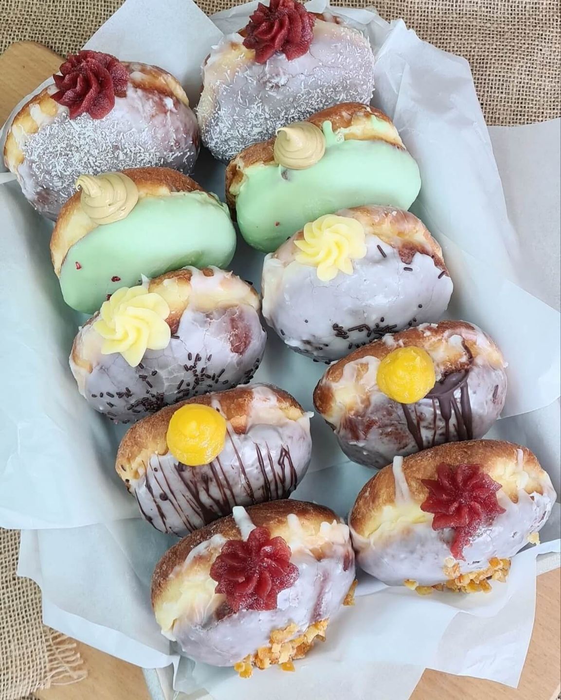 Pączki w piekarni i cukierni Mielnik