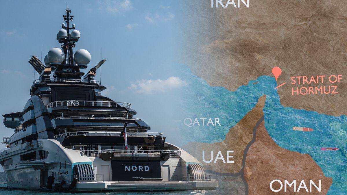 Rosyjski superjacht przepłynął cieśninę Ormuz mimo blokady