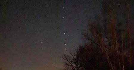 Ufo czy Starlink nad  powiatem chodzieskim